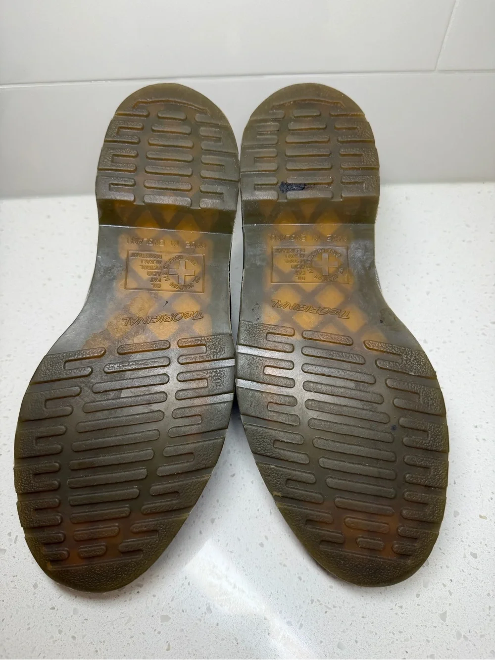 Dr. Martens 1461 Made In England Purple Derbies US 9 UK 8 VINTAGE shoes men’s
